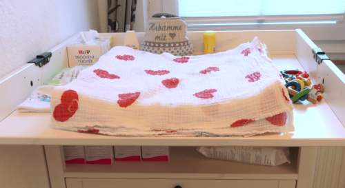 Im „Geschäftsraum” wird gewickelt