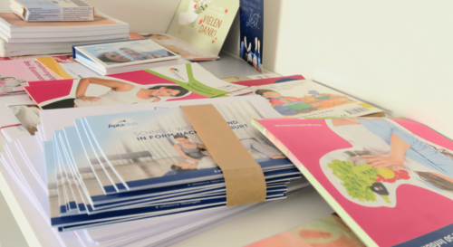 Infomaterial für Zuhause